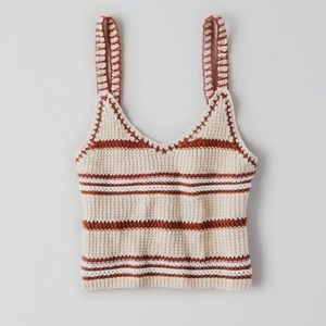 AE Crochet Crop Top